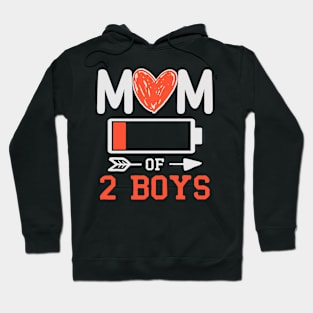 mom of 2 boys Hoodie